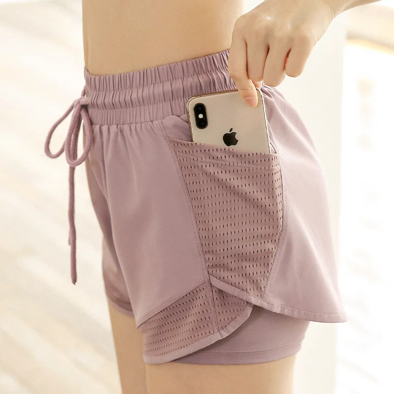 

Stylish Yoga Clothing Sports Fitness Shorts Women Casual Stretch Training Printing Quick Drying Three Point Pants Women, As picture