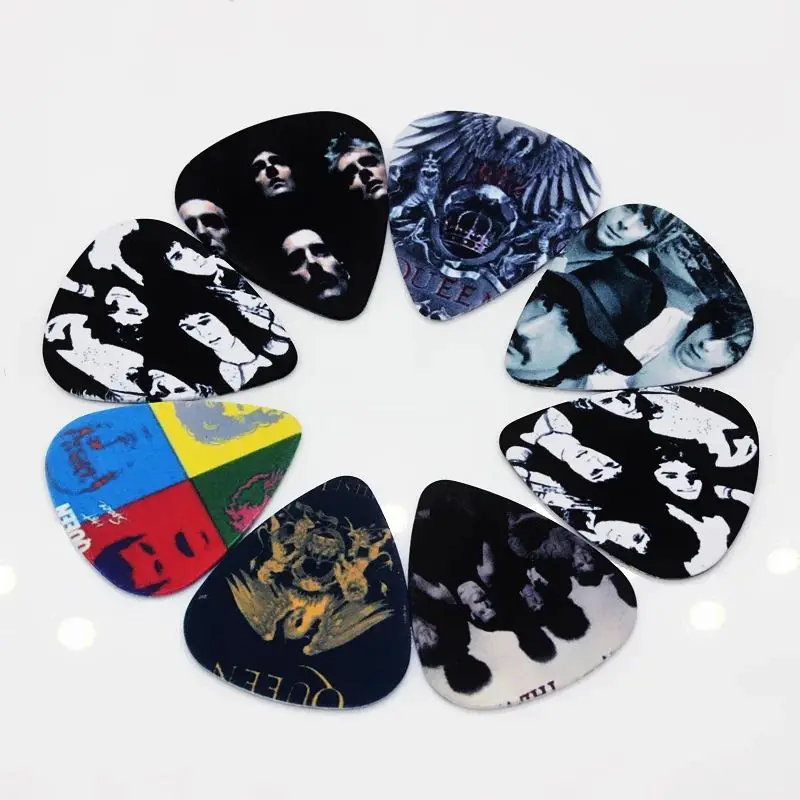 

High Quality Wholesale Cheap 0.46mm Sublimation Guitar Picks Customized Pattern Guitar Plectrum, Colorful