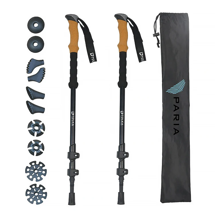 
Anti shock ultralight carbon fiber nordic walking stick telescopic hiking trekking poles  (60232037842)