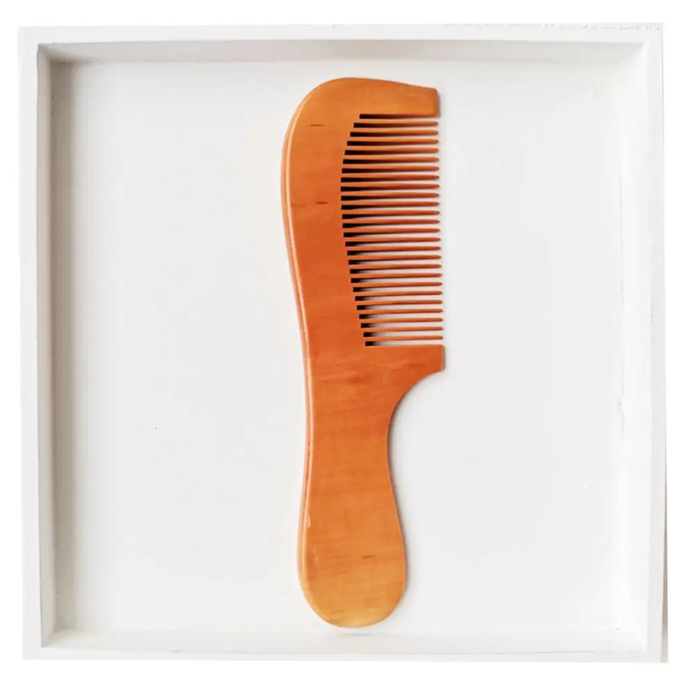 Wholesale reuse and multifunction hotel amenities set nature wax wooden beard hair bamboo comb