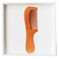 

Wholesale reuse and multifunction hotel amenities set nature wax wooden beard hair bamboo comb