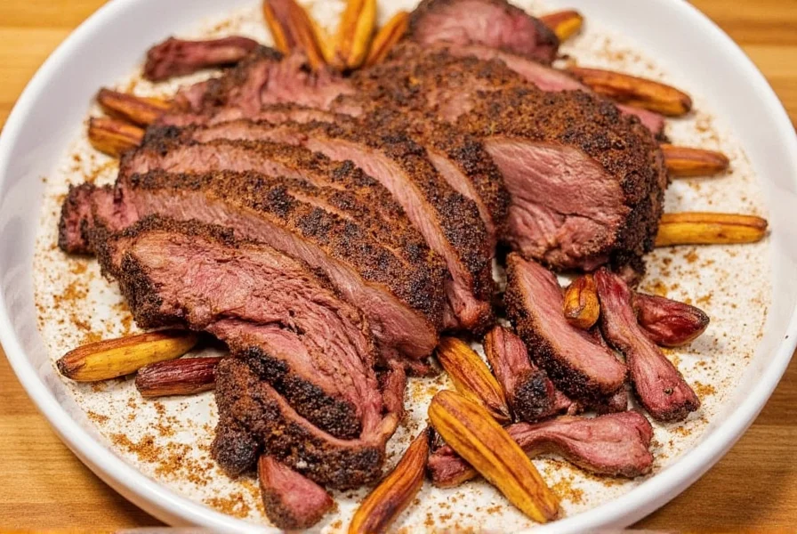 Close-Up of Brisket Bark