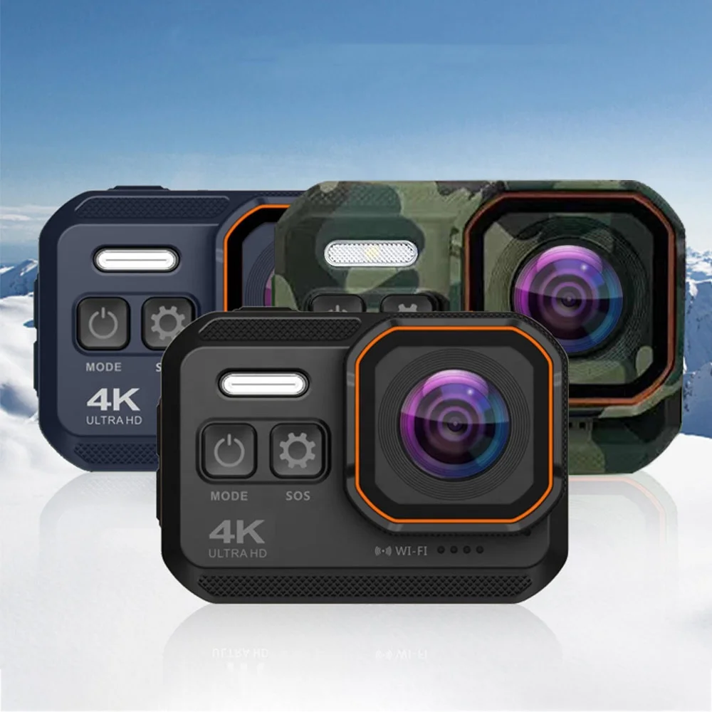 

Hoya OEM Best Hand Free Mini Action Camera HD 1080P 60fps 4k 60fps IP68 Waterproof Stabilize Well for Vlog