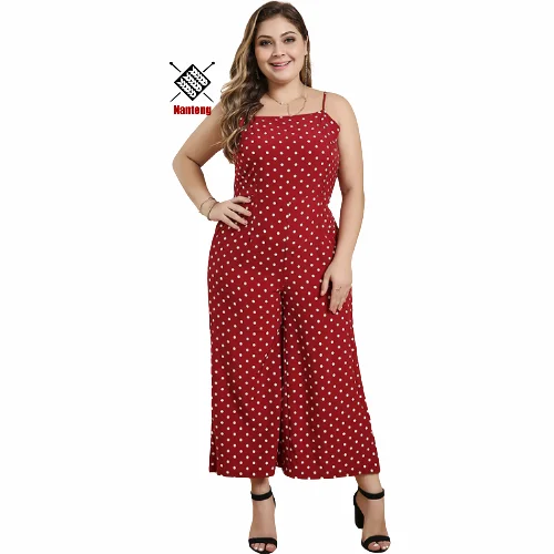 

Wholesale New Design Popular Ladies Red Plus Size Jumpsuit Women Jumpsuits