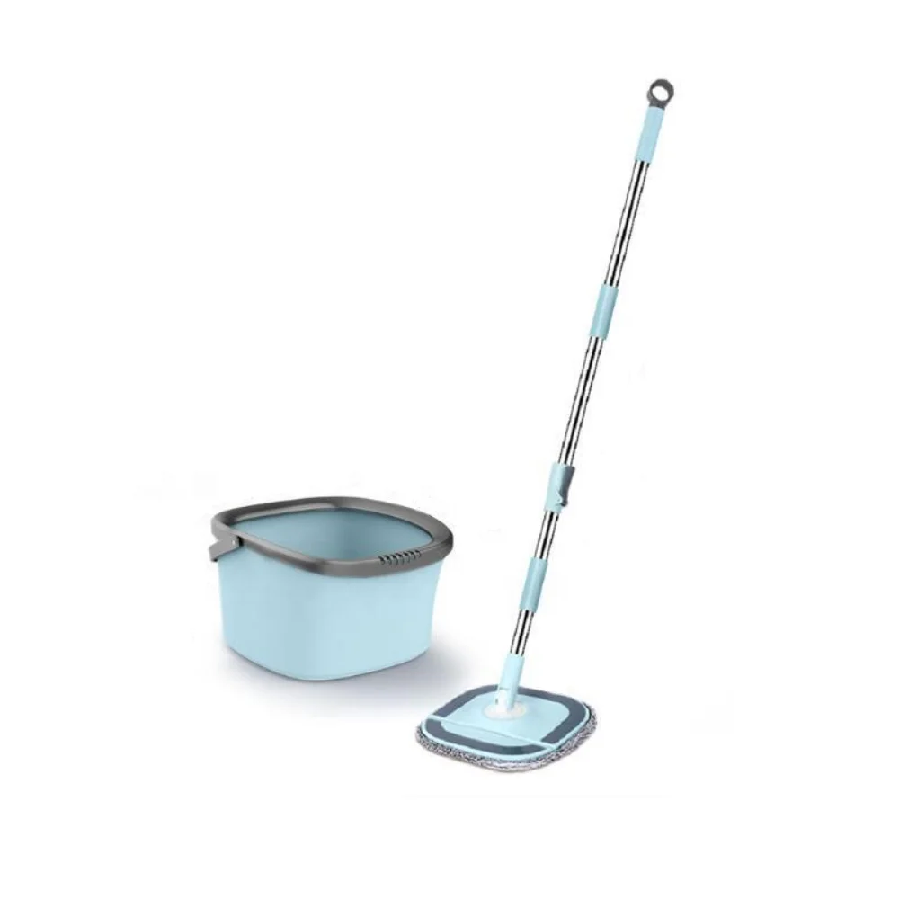 

Guzex Spin Mop Spinning Mop with Bucket 360 Degree Spinning Cleaning Floor Microfiber Cloth Cover Type with 1 Mophead Packaging