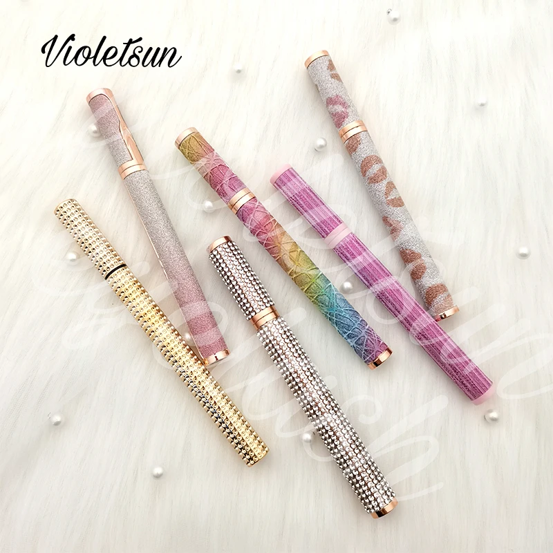 

Violetsun premium magic black technology suitable for any eyelashes liquid waterproof magic adhesive eyeliner glue pen, Black, brown,transparent