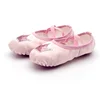children's crown soft sole satin ballet pump shoes for girls