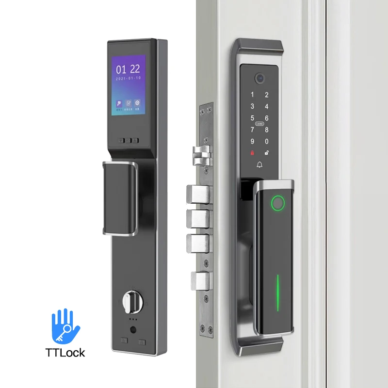 

Eseye Wholesale Price Tuya App Cerradura Automatic Fingerprint Smart Door Lock with Camera