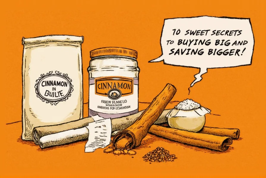 Cinnamon added to coffee grounds in a grinder