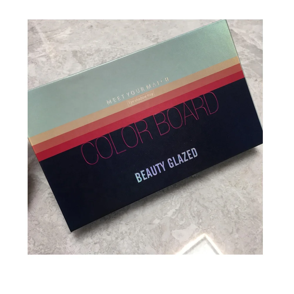 

2020 Color Board Beauty Glazed Eyeshadow Palette High Pigment Eye Shadow Pigmented Eyeshadow Palettes, 60 colors, 4 layers