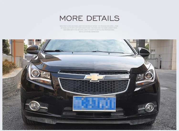 Archaic Manufacturer For Cruze Headlight For 2010-2014 For Cruze Led ...