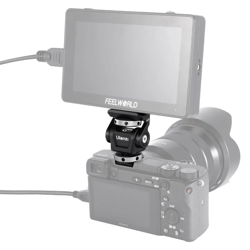 

Ulanzi U150 Monitar Ball Head, Monitor Mount Bracket Holder For DSLR Cameras Video Monitor