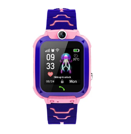 

Long life High quality kids watches kid smart watch q12 smart watch, Blue, pink