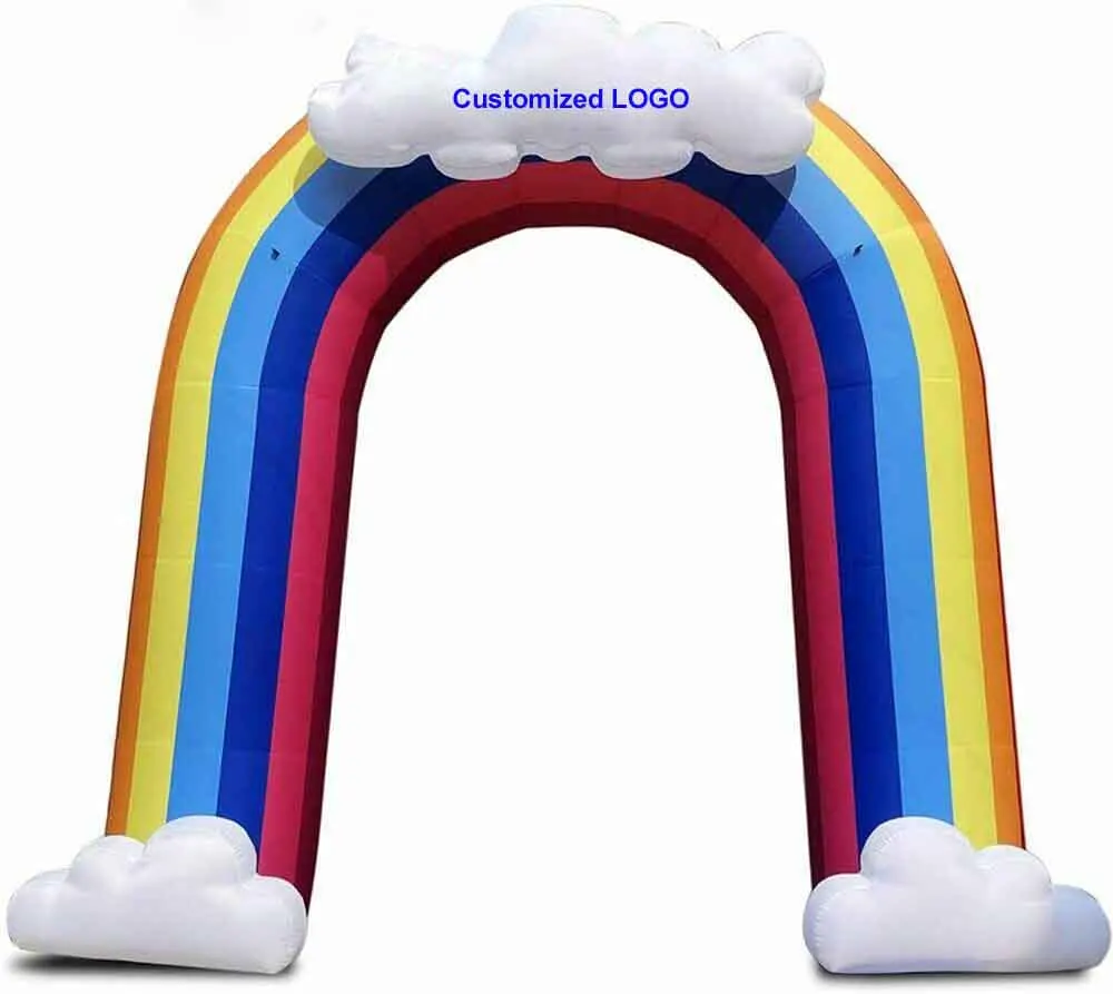 rainbow inflatable arch