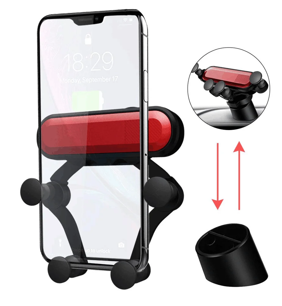 

New Arrivals Mobile Phone Accessories Gravity Design Cell Phone Car Mount Air Vent Car Holder