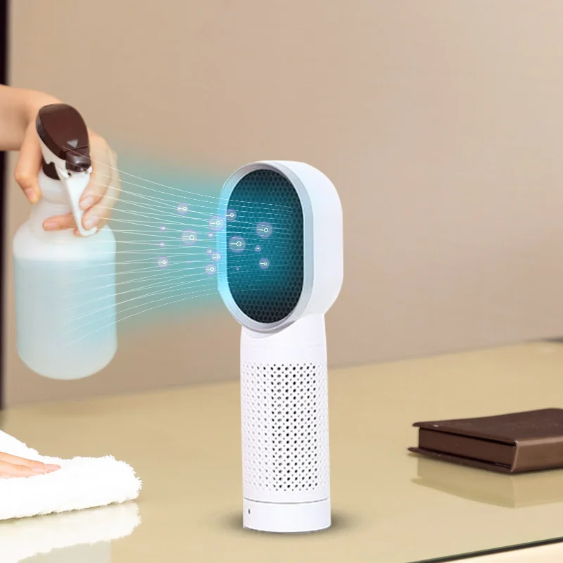 
True HEPA Air Purifier Filter Ionizer Ion Filter Odor Smoke Dust Air Cleaner for Smokers Allergies Eliminator 