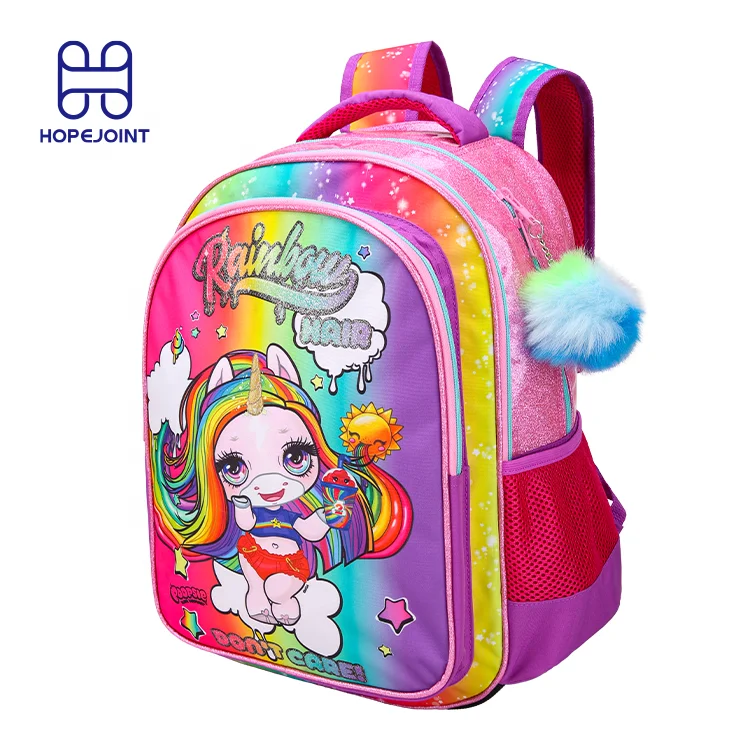 

Girls Unicorn Sequin Bags Little Bag Little For Kids Children Pink Glitter Backpack Mochila Custom Logo Kawaii Trendy Girly