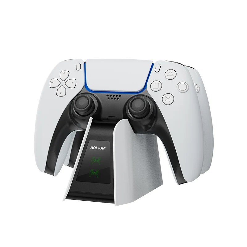 

Factory Supply PS5 Controller Quick Charger Dock Joystick Charging Station Playstion5 Game Accessories, Black/white