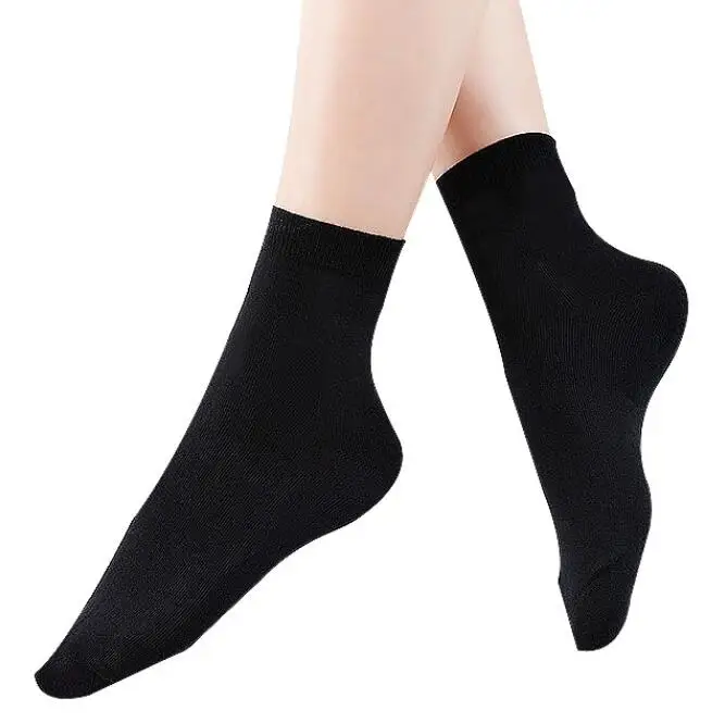 

cheap price cotton socks unisex black white blanket crew socks, Accept custom