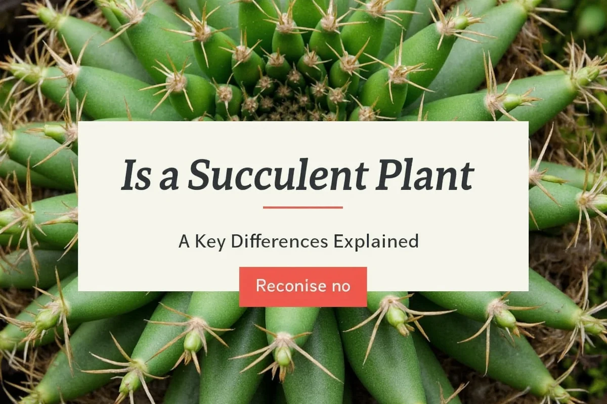 is a succulent plant a cactus