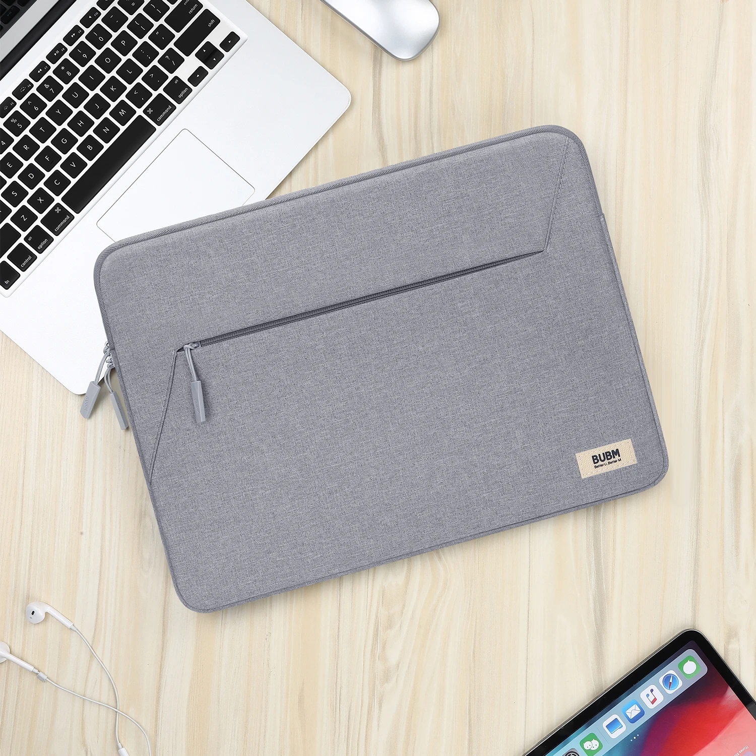 

BUBM Computer Tablet Bag Case Design 13 14 15 Inch Laptop Sleeve Sac Ordinateurs for Macbook Air, Black,blue,grey