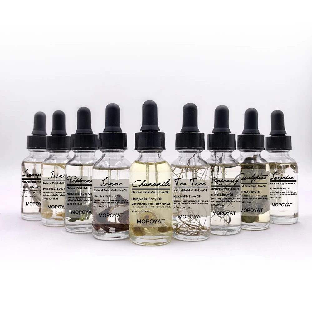 

Custom Organic Rosemary Lavender Oil with Plant Massage Moisturizing Skin Treatment Essential Oil Rose Petal Oil