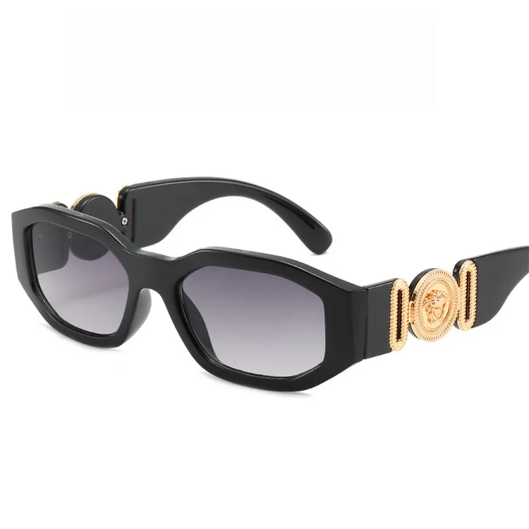 

2020 Luxury ladies UV 400 custom shades pc lens square custom made sunglasses