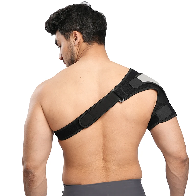 

Adjustable Shoulder Brace Back Support Belt Dislocated Shoulders Rehabilitation Shoulder Injury Pain Wrap, Customized color