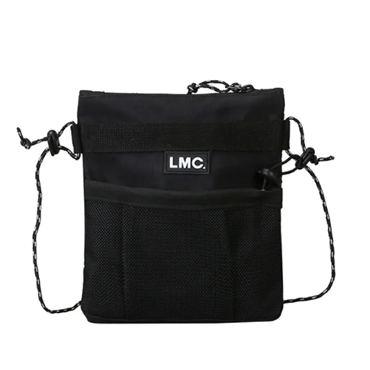 

Fashion Streetwear Nylon Crossbody Shoulder Bag for Outdoor Travel, Black