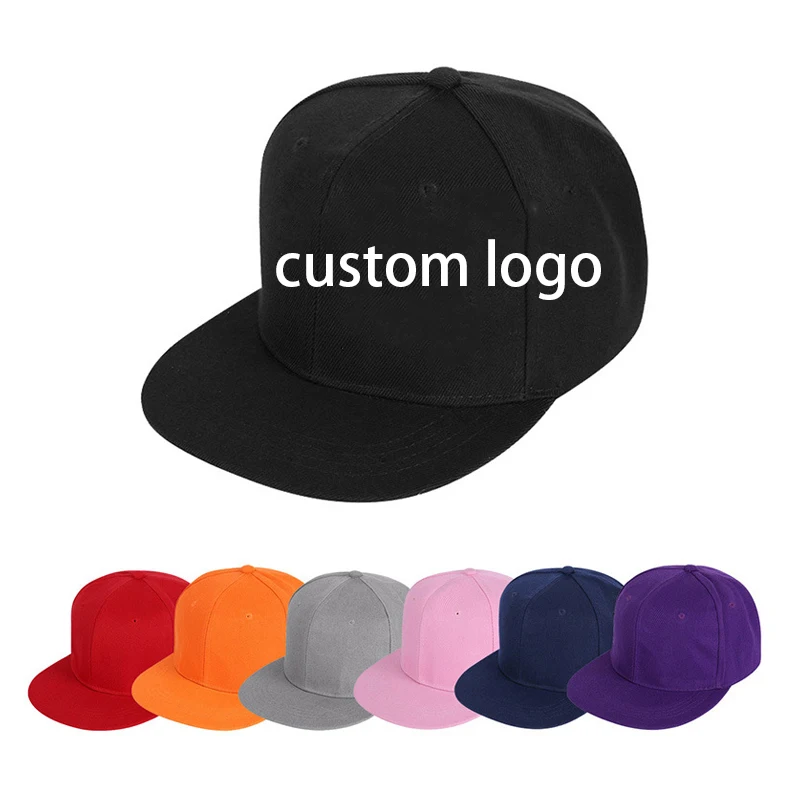 
Manufacturer cheap free sample custom personalized 6 panel costume hip hop streetwear short flat brim men summer hat and cap 