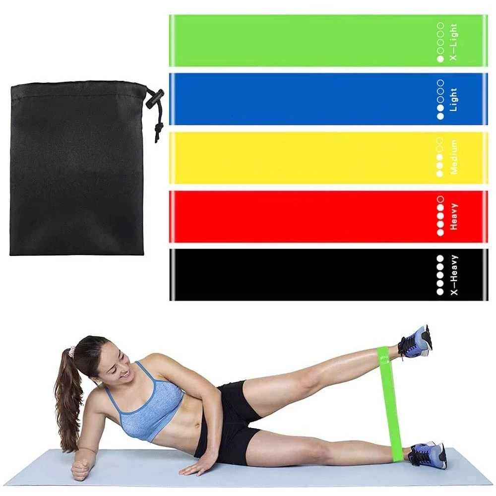 

High Quality latex resistance band fitness elastic booty loop resistance band for legs strength training