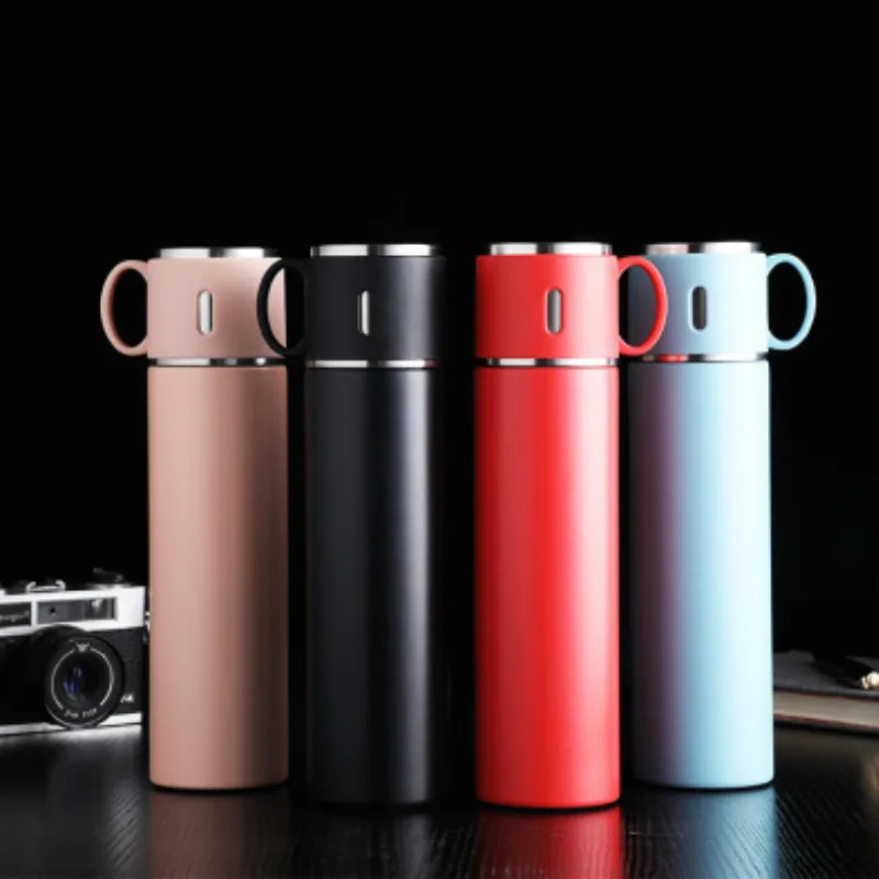 

420/580ml New 316 Stainless Steel Thermos Mug Water Bottle Men and Women Portable Vacuum Flask Cup Business Gifts Custom Thermos