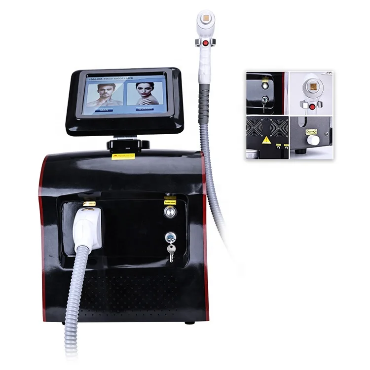 

10.4 inch color touch LCD display Skin Rejuvenation Beauty Machine Home Use 808nm Diode Laser 808nm Hair Removal