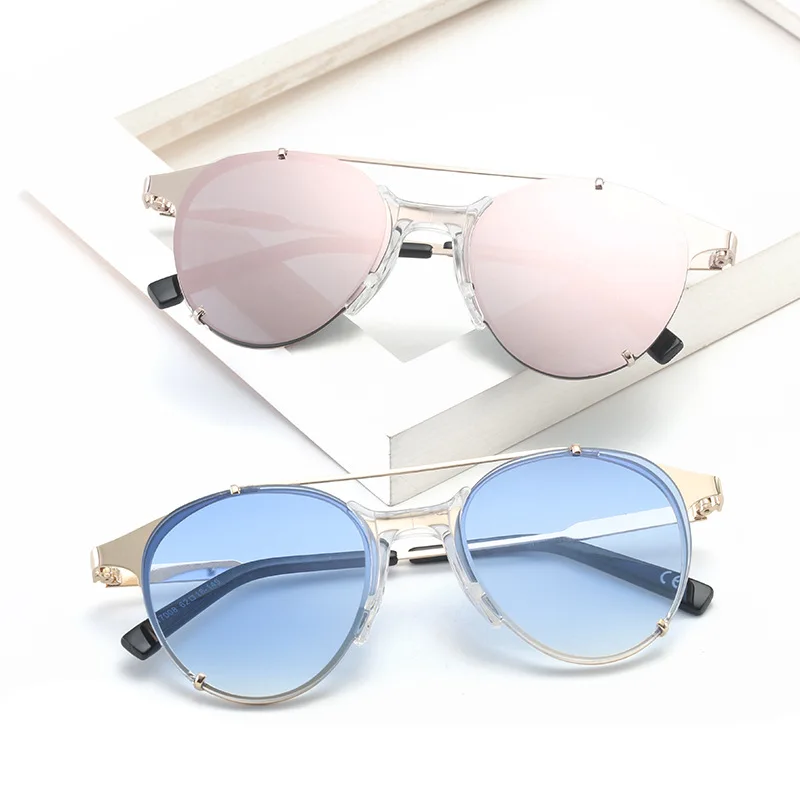 

Hot selling women trend designer lady fashionable color sunglasses
