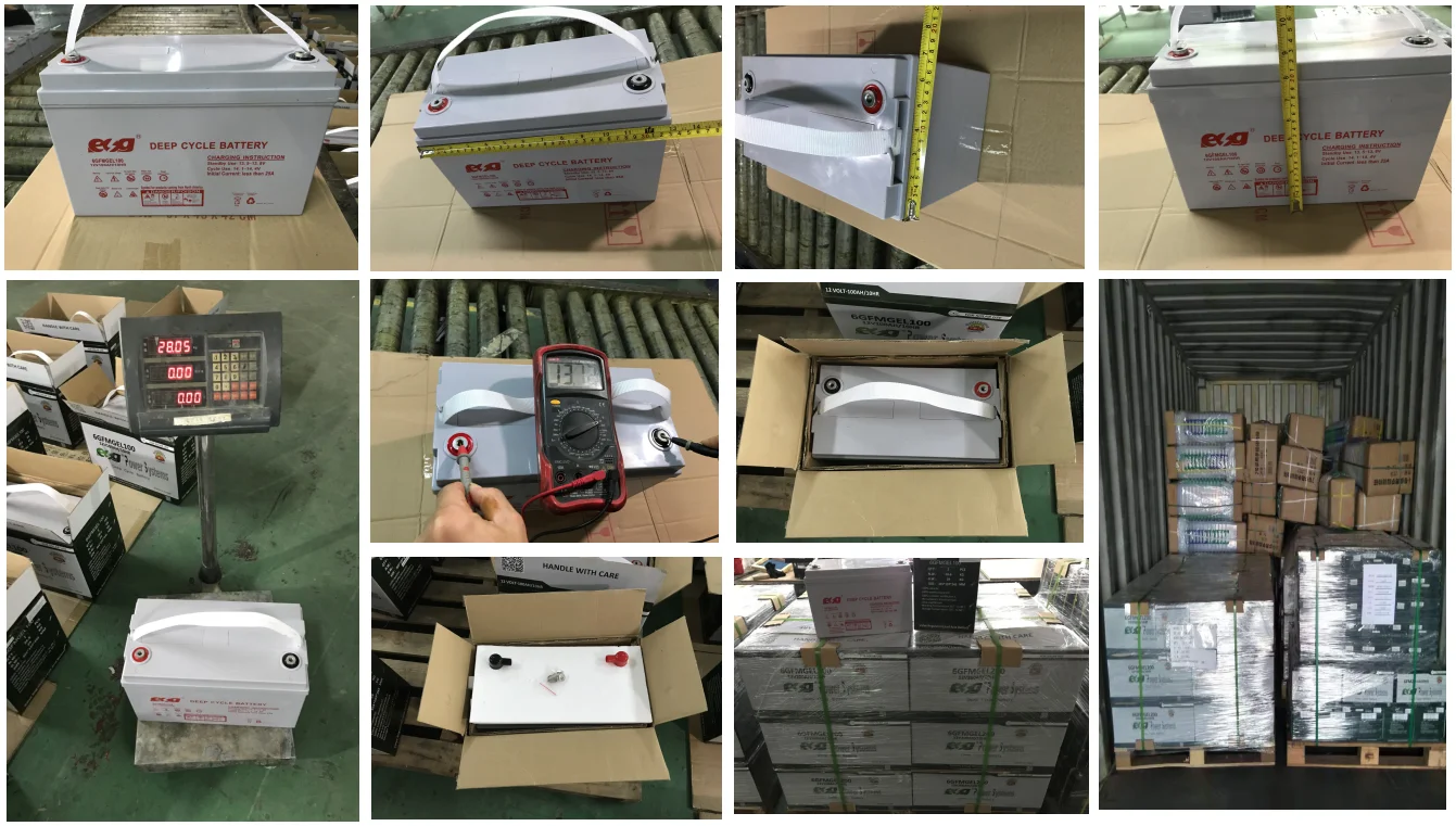 12v100ah gel grey case