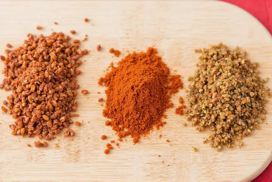Spice rack with substitutes