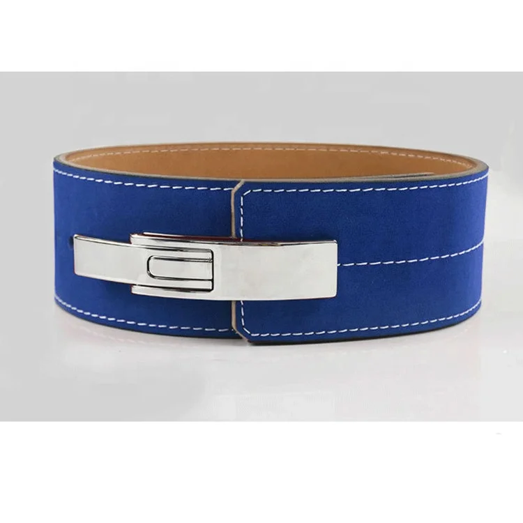 

Wholesale Custom Weightlifting Belt Gym Training Fitness 4 Layer Cowhide Leather Powerlifting belt, Black/brown/blue/yellow/red/green/grey/
