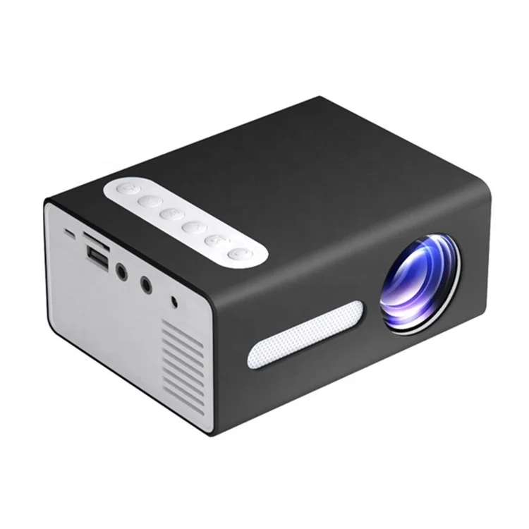 

2021 Yinzam New T300 Colorful Starry Sky Mini LCD Projector support 1080p Full HD Mini Proyector HD with LED 800 Lumens USB