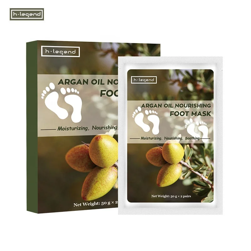 

OEM Factory Private Label Baby Feet Beauty Smoothing Whitening Moisturizing Argan Oil Nourishing Foot Mask