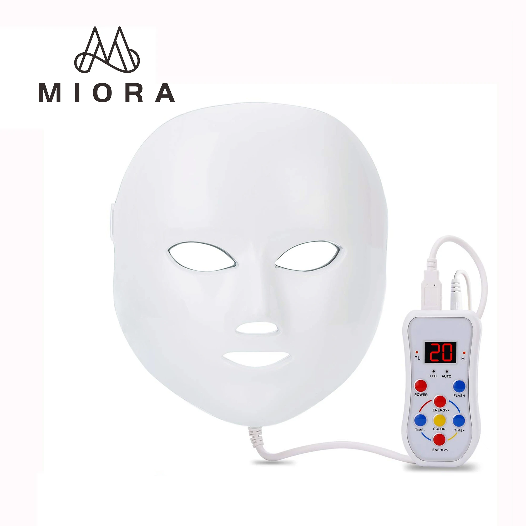 

2021 hot sell led face beauty red light therapy photon face cover instrument