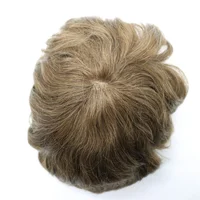 

100% unprocessed full French lace men wig human hair toupee for men