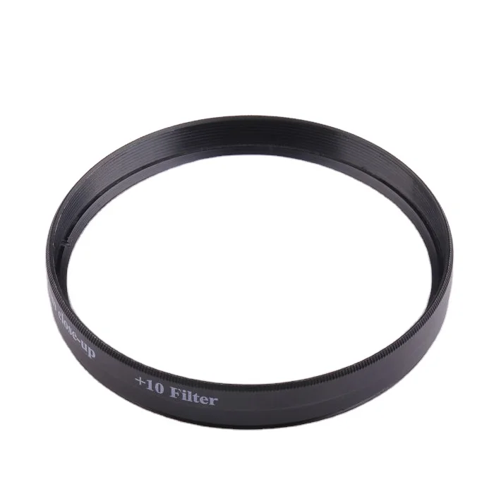 

Massa 2021 OEM  round close up +4 Macro camera lens filter, Black