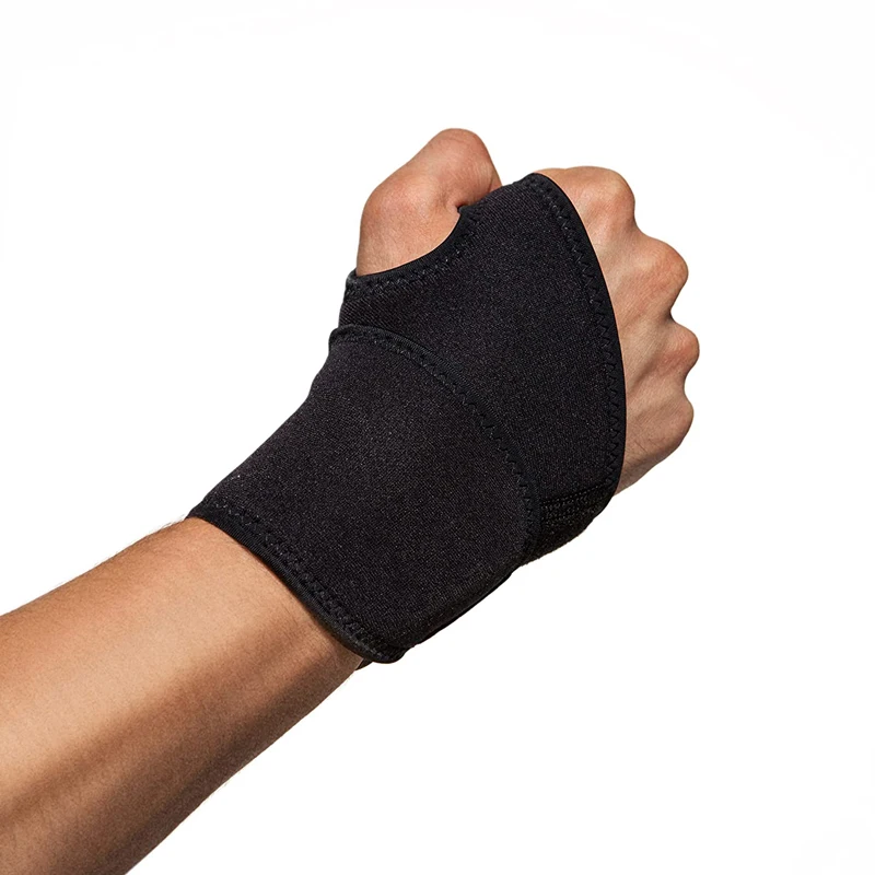 

Adjustable Carpal Tunnel Compression Wrist Brace Gymnastic Wrist Band Support, Black