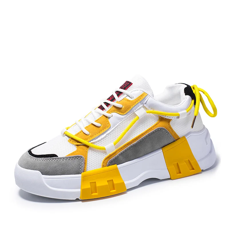 

Wholesale New Trend Fashion Lightweight Breathable Mesh Casual Running Sneakers Trendy Student Men's Shoes