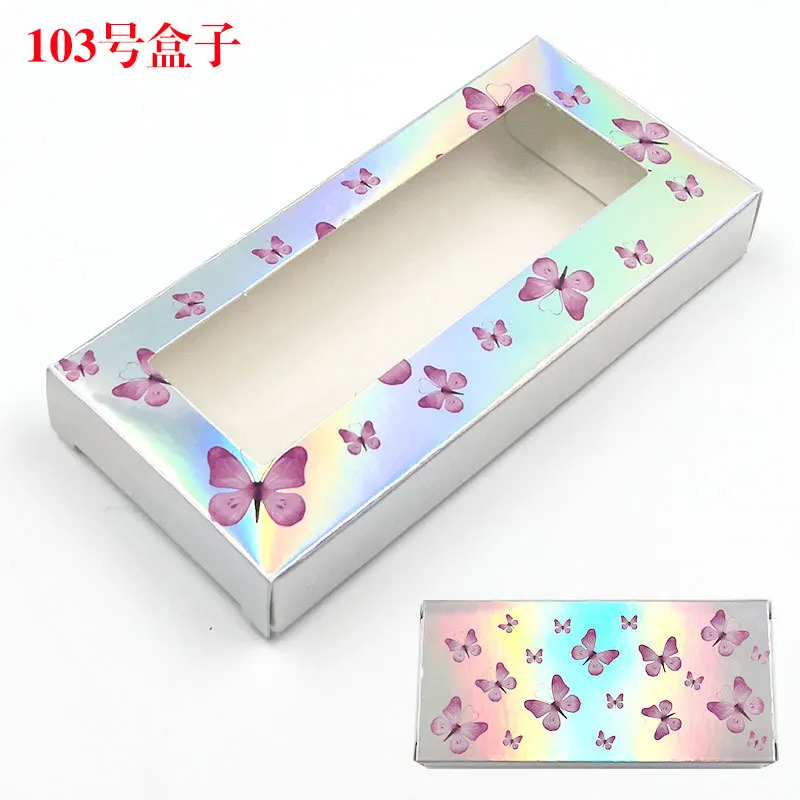

wholesale butterfly holographic custom eyelash packaging