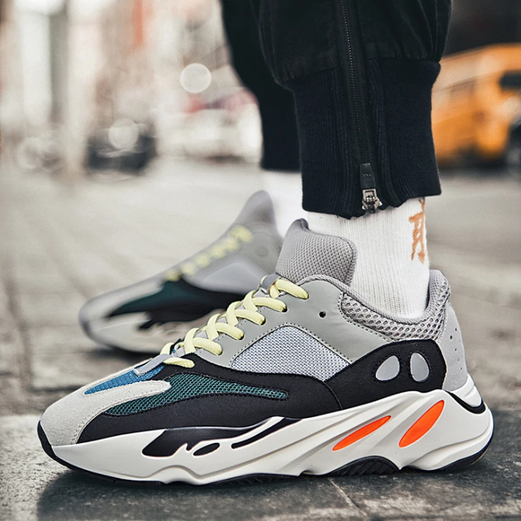 

wholesale sport mens sneaker shoes chunky running yezzy casual shoes manufacturers