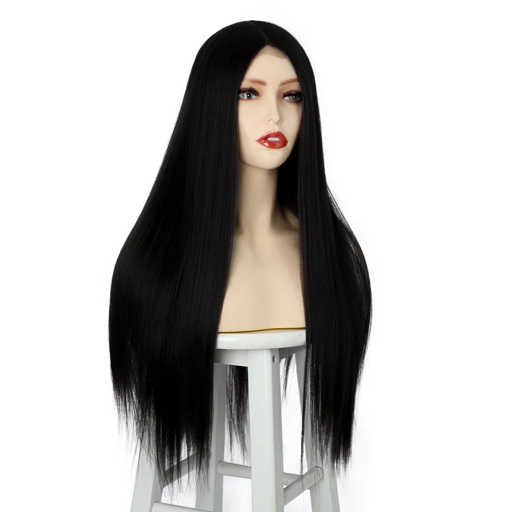 

2# Hd Transparent 2021 trend lace hair wig Brazilian hair wigs for black woman hd lace frontal wig long black straight hair