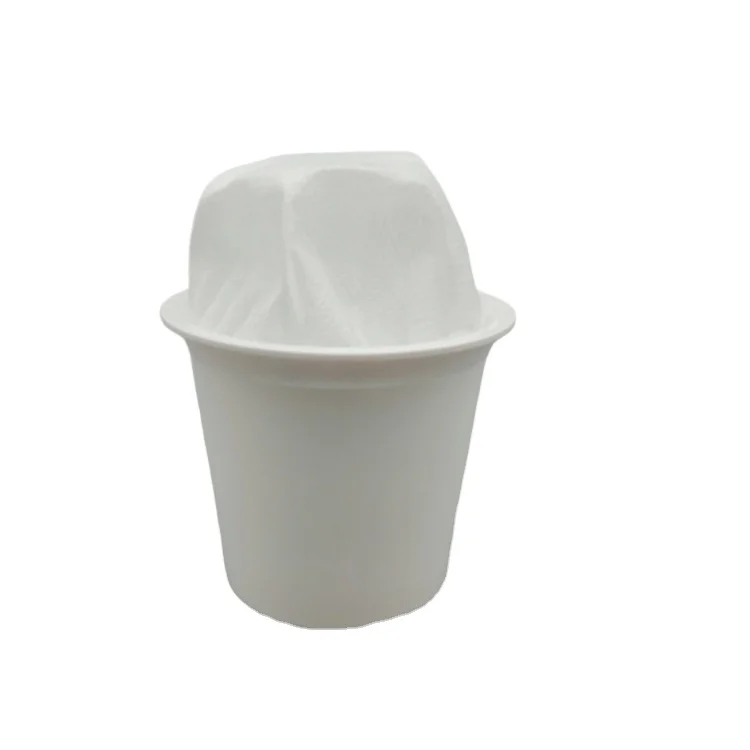 

Disposable virgin empty plastic perfect capsules k-cup filter for keurig compatible machine, White black