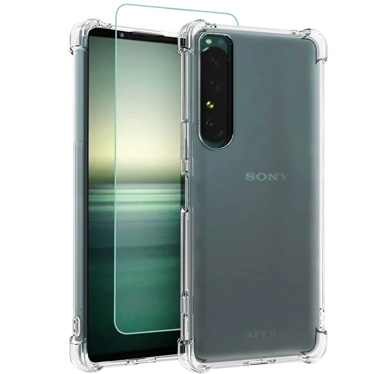 

Amazon Hot Sale Shock-Absorption Flexible TPU Transparent Clear Phone Case For Sony Xperia 1 IV