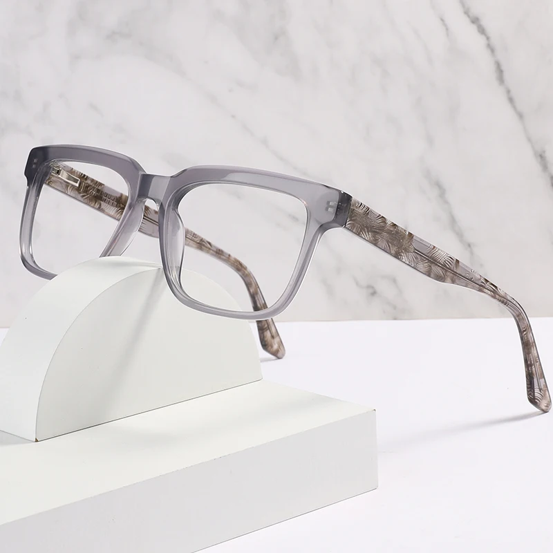 

Anti Blue Light Blocking Glasses New Designer Square Optical Eye Glasses Women Men Acetate Oversized Eyeglasses Frames